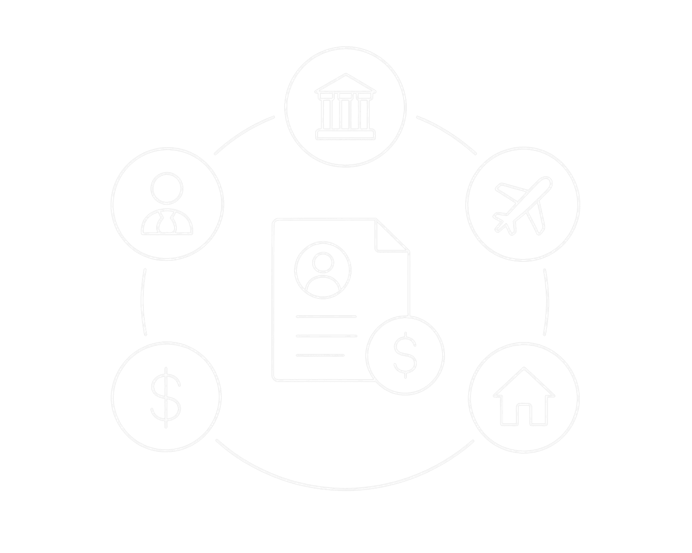 Visa documents illustration