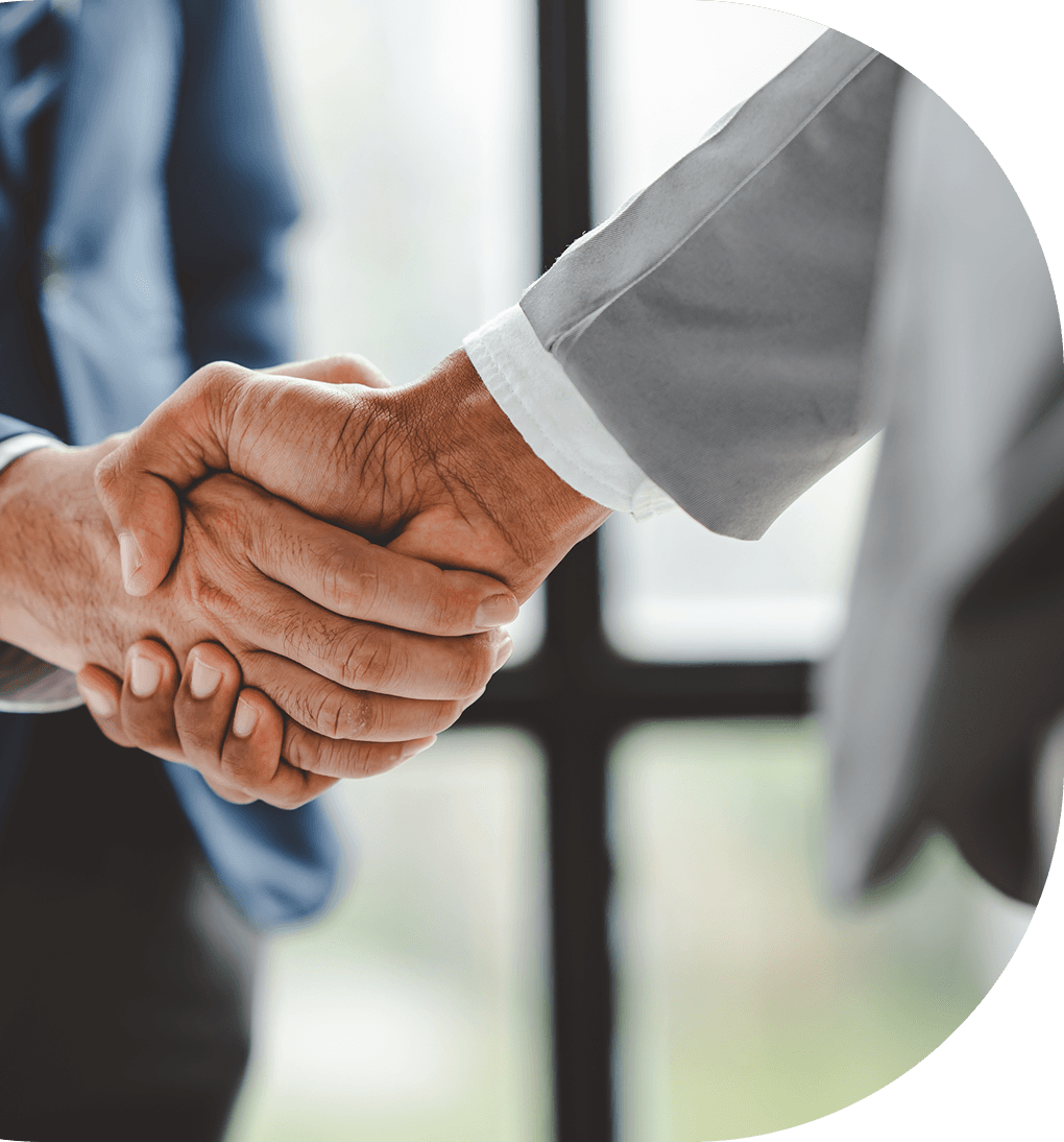 Business handshake