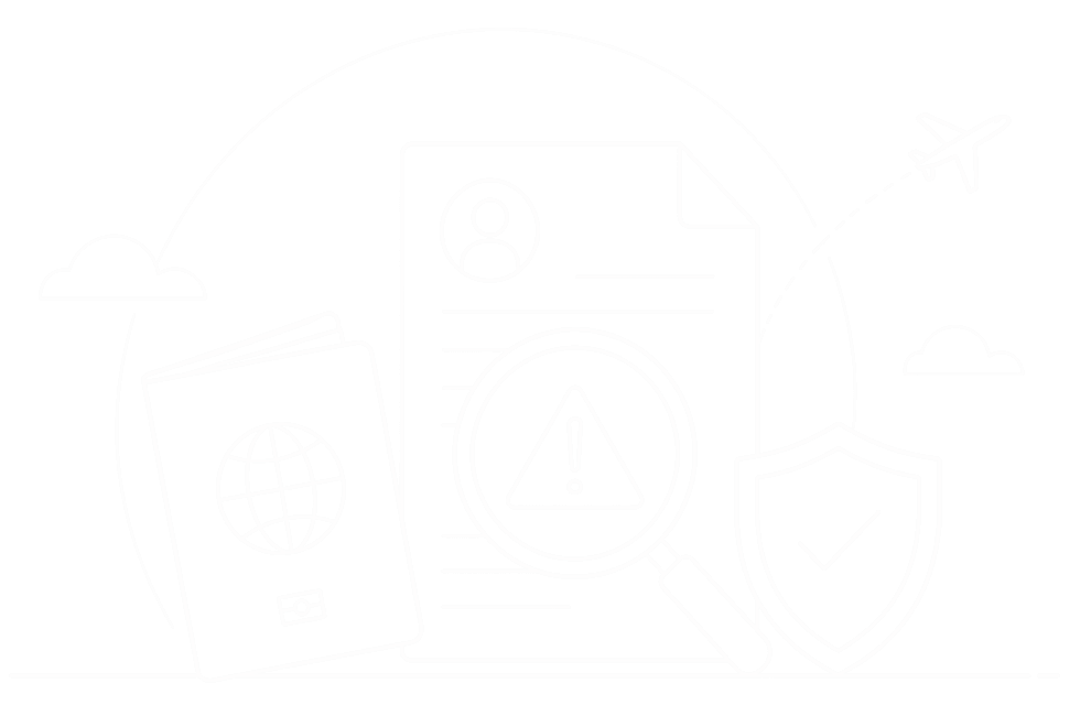 Visa documents illustration